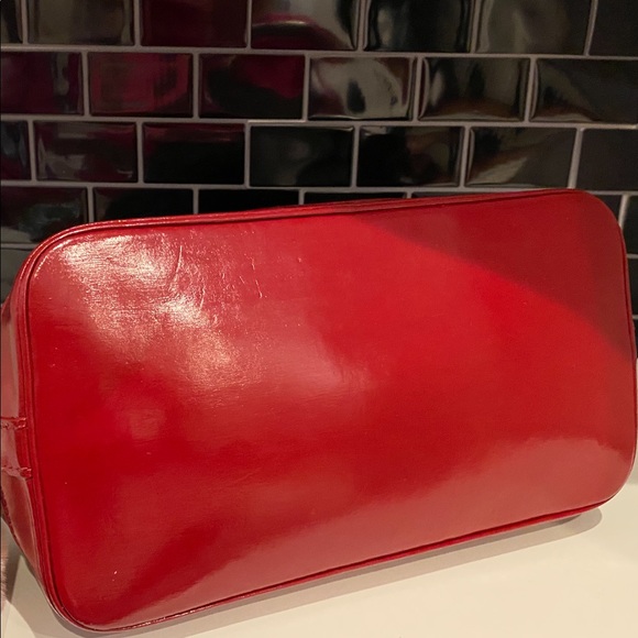 Louis Vuitton Alma custom scarlet and grey bag - Picture 3 of 12